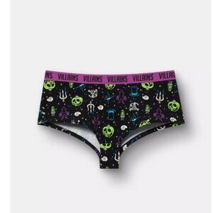 Disney Villains Mid-Rise Plus Size Boyshort Panty Torrid size 3(x)